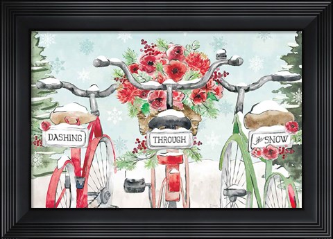 Framed Holiday Ride IV Print
