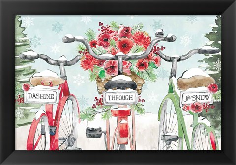 Framed Holiday Ride IV Print