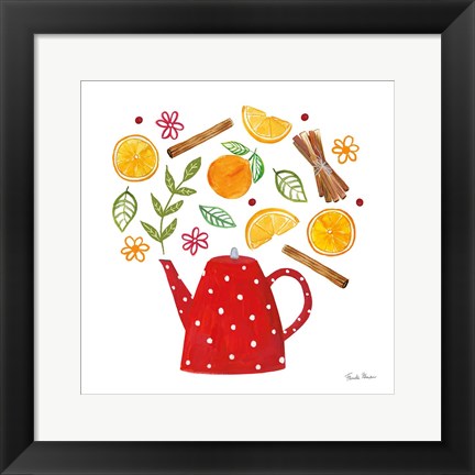 Framed Organic Tea IV Print