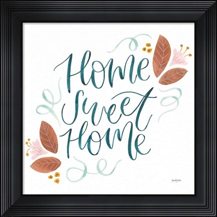 Framed Home Sweet Home I Print