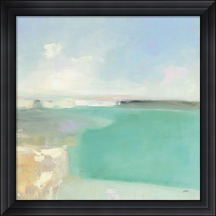 Framed Summer Coastline Print