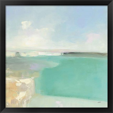 Framed Summer Coastline Print