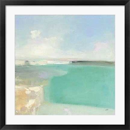 Framed Summer Coastline Print