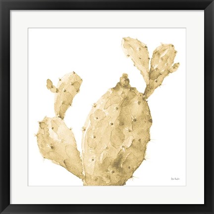 Framed Mixed Greens XXXV Gold Print