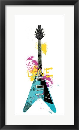 Framed Garage Band III Graffiti Print