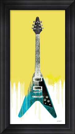 Framed Garage Band III Paint Print