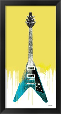 Framed Garage Band III Paint Print