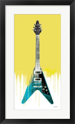 Framed Garage Band III Paint Print