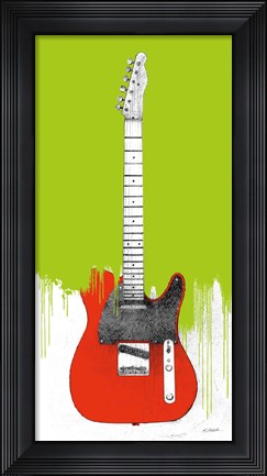 Framed Garage Band I Paint Print