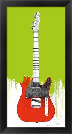 Framed Garage Band I Paint Print