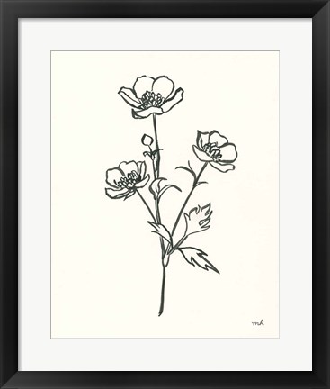 Framed Buttercup Print