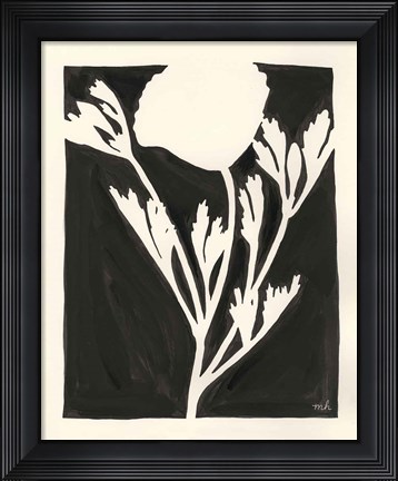 Framed Joyful Spring II Black Print