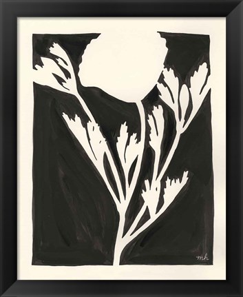 Framed Joyful Spring II Black Print