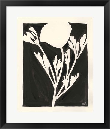 Framed Joyful Spring II Black Print