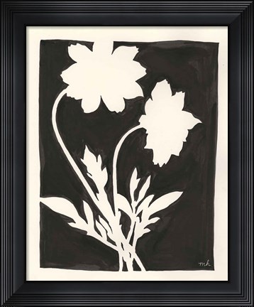 Framed Joyful Spring I Black Print