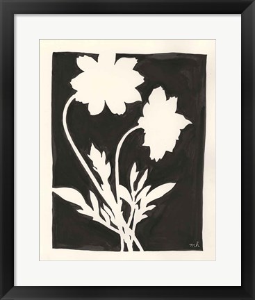 Framed Joyful Spring I Black Print