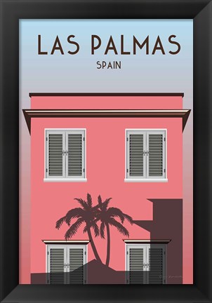 Framed Las Palmas Print