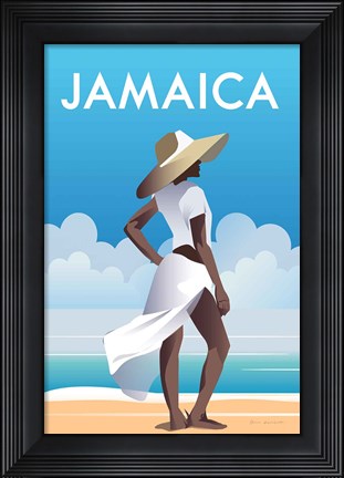 Framed Jamaica Print
