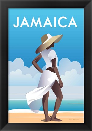 Framed Jamaica Print