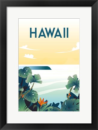 Framed Hawaii Print