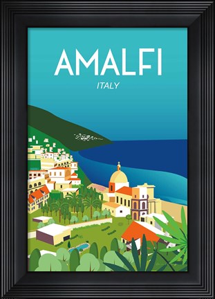 Framed Amalfi Print