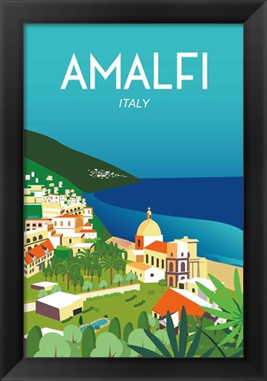 Framed Amalfi Print