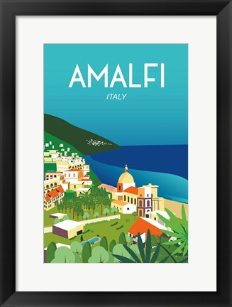 Framed Amalfi Print