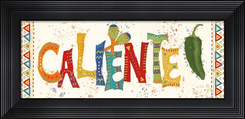 Framed Tex Mex Fiesta X Print