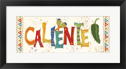 Framed Tex Mex Fiesta X Print