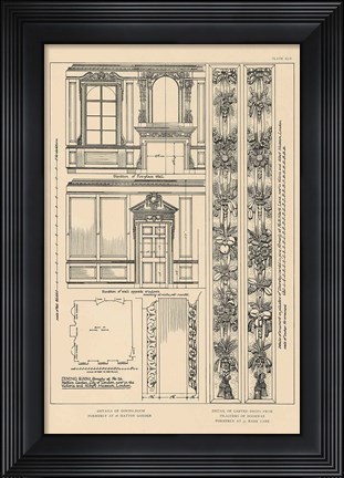Framed English Renaissance X Print