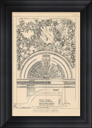 Framed English Renaissance VIII Print