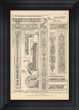 Framed English Renaissance V Print