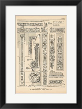 Framed English Renaissance V Print