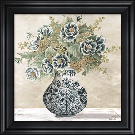 Framed Feeling Blue I Print