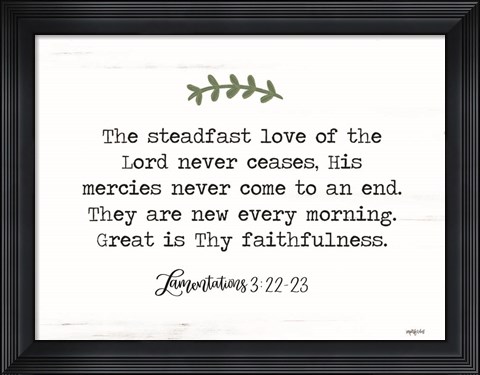 Framed Mercies Print