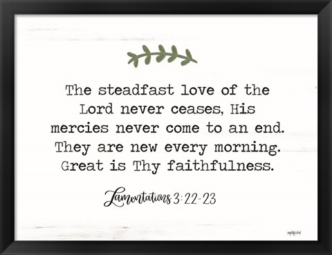 Framed Mercies Print