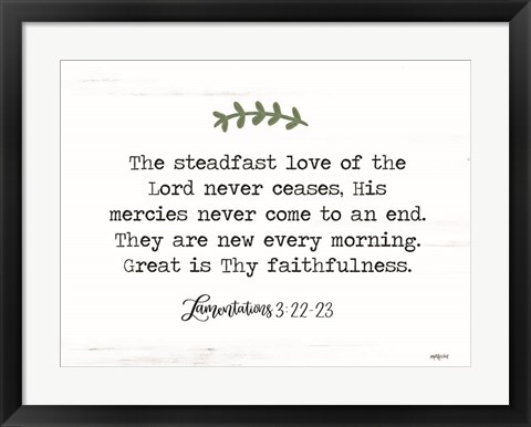 Framed Mercies Print