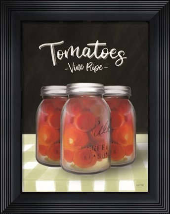 Framed Farm Fresh Tomatoes Print