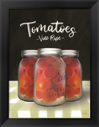 Framed Farm Fresh Tomatoes Print