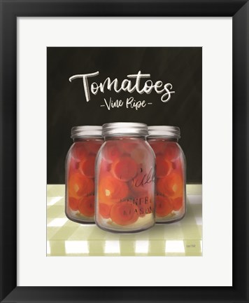 Framed Farm Fresh Tomatoes Print