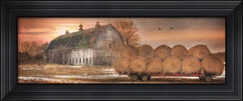 Framed Sunset on the Far Print