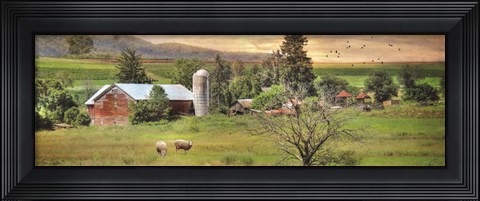 Framed Grazing Sheet Print