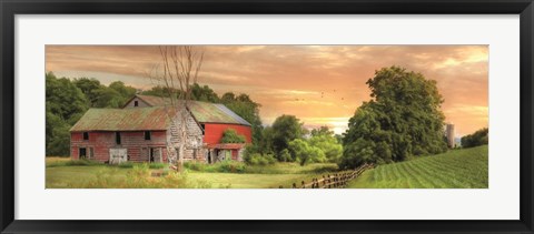 Framed Greener Pastures Print