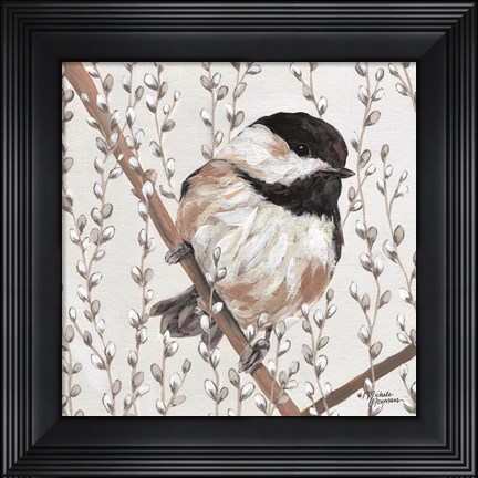 Framed Wee Chickadee Print