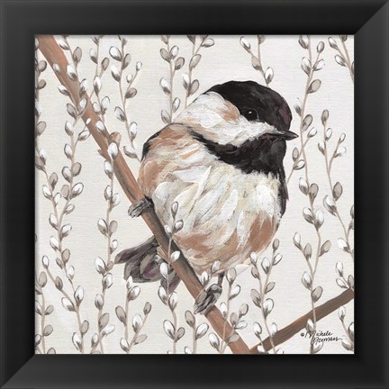 Framed Wee Chickadee Print