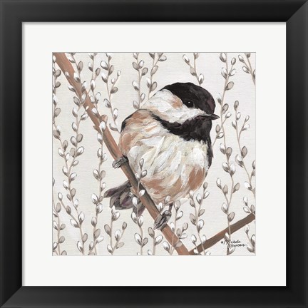 Framed Wee Chickadee Print