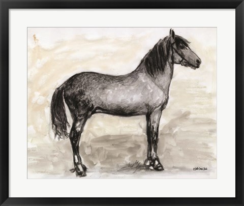 Framed Horse Study 1 Print