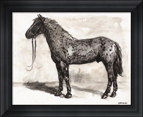 Framed Horse Study 2 Print