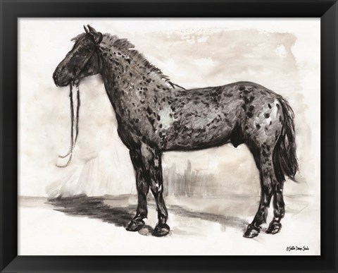 Framed Horse Study 2 Print