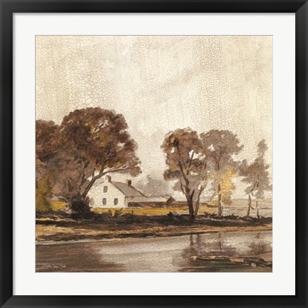 Framed Traditional Landscape 1 Print